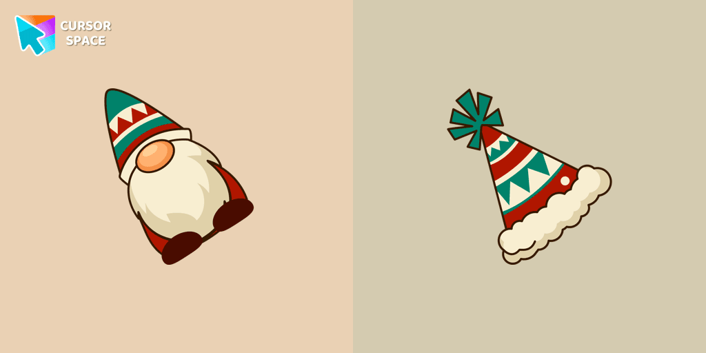 Christmas Gnome cursor cursor pack