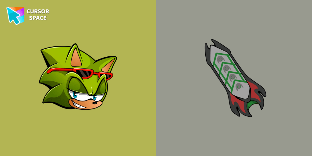 Scourge the Hedgehog cursor cursor pack